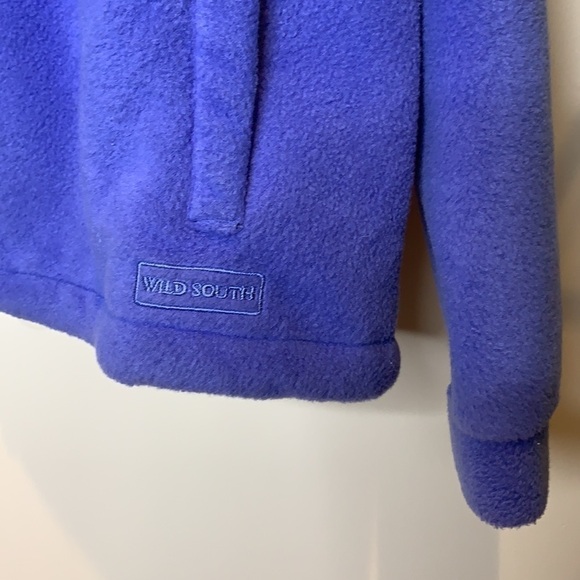 Wild South Kauri Clothing || Full Zip Blue Purple Made In New Zealand Jacket XL - Picture 10 of 17